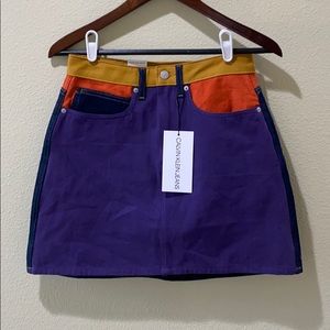 Calvin Klein colorblock skirt
